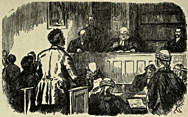 Courtroom scene