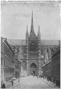 GABLE OF SOUTH TRANSEPT.  (facing the Rue Robert de Luzarches).