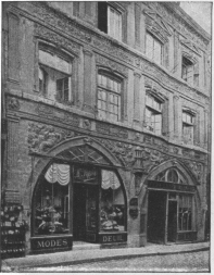 HOUSE OF THE “SAGITTAIRE”  Rue des Vergeaux nos. 57-59.