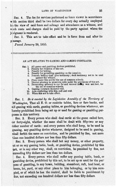 Acts of the Legislative Assembly of the Territory of Washington, ... continued