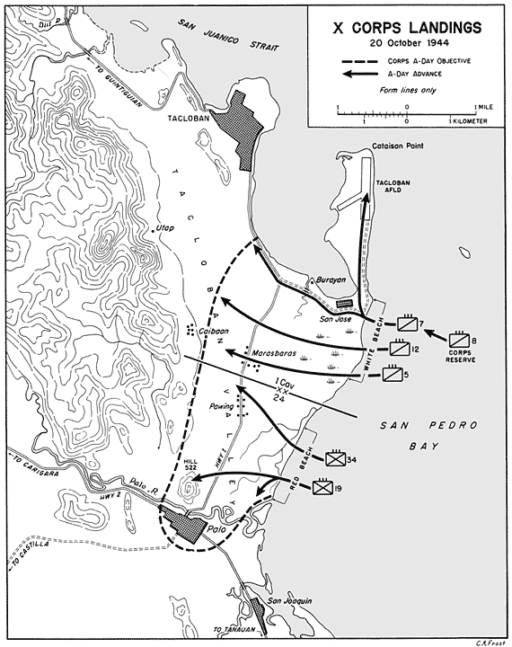 X CORPS LANDINGS