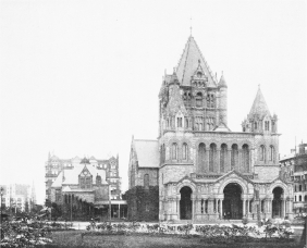 Copyright by Daniel W. Colbath & Co., Boston, 1898.  TRINITY CHURCH.