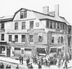 Copyright by Daniel W. Colbath & Co., Boston, 1895.  “OLD CORNER BOOKSTORE.”