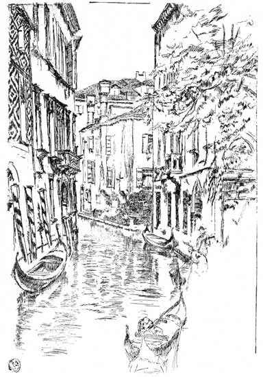 THE SILENT CANAL (ETCHING)