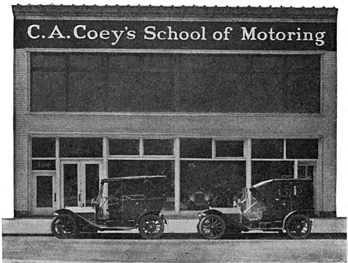 C. A. Coey's School of Motoring