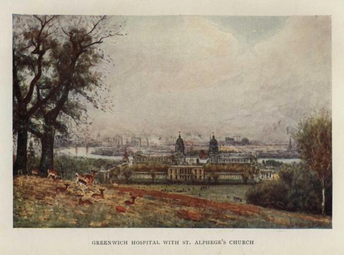 GREENWICH HOSPITAL WITH ST. ALPHEGE'S CHURCH