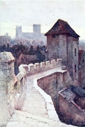 FISHERGATE POSTERN FROM THE WALLS