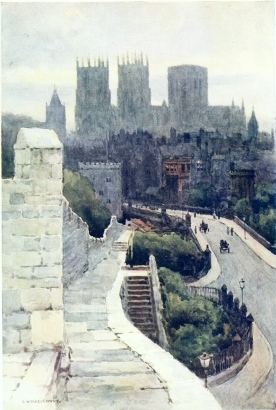 YORK FROM THE CITY WALLS