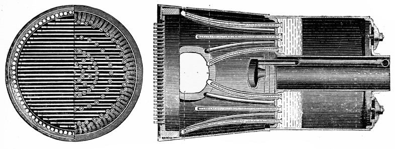 BOILER OF MESSRS. MERRYWEATHER AND SONS’ STEAM FIRE-ENGINE.