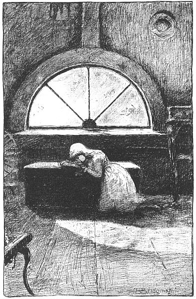 girl alone by attic window