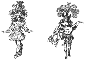 Image not available: Louis XIV (as “The Sun”) and a Courtier (as “Night”) in the Ballet of Night.