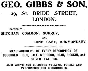 Geo. Gibbs