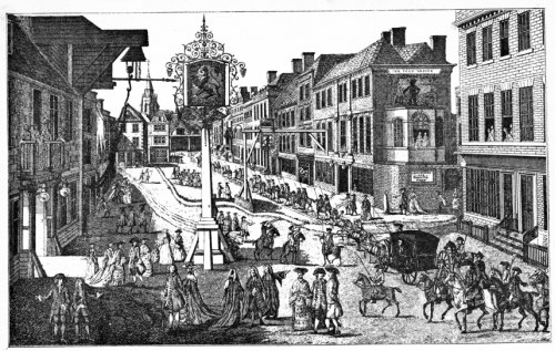 Image not available: CHELMSFORD HIGH STREET IN 1762. (Reduced by Photography from the Larger Engraving by J. Ryland.)