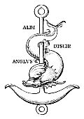 fish around an anchor ALDI DISCIP. ANGLVS