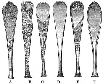 six flatware patterns