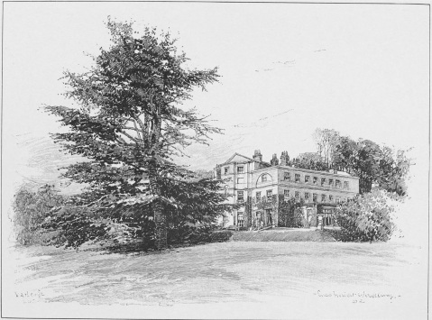 Image unavailable: MOOR PARK, RESIDENCE OF SIR WILLIAM TEMPLE, AND OF SWIFT.  DRAWN BY CHARLES HERBERT WOODBURY, ENGRAVED BY R. VARLEY.