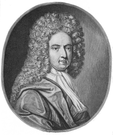 Image unavailable: DANIEL DEFOE.  ENGRAVED BY C. A. POWELL, AFTER COPPERPLATE BY M. VAN DER GUCHT, IN THE BRITISH MUSEUM.