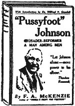 "Pussyfoot" Johnson Book Image