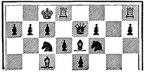 Chessboard showing the layout described