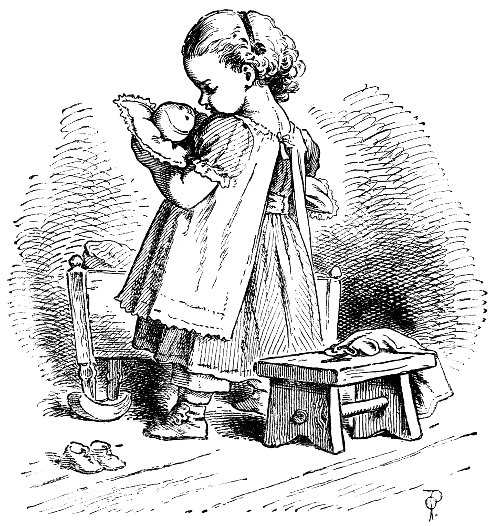 Child and doll