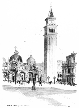 Image unavailable: ‘PIAZZA S. MARCO’ (WITH THE NEW CAMPANILE).