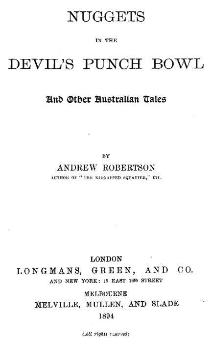 title page