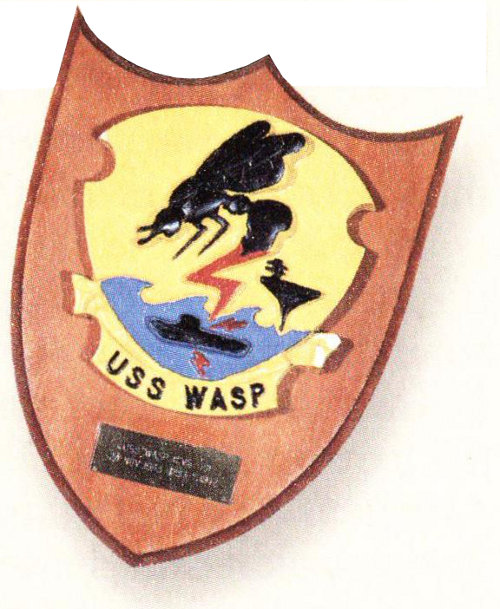 U.S.S. Wasp plaque