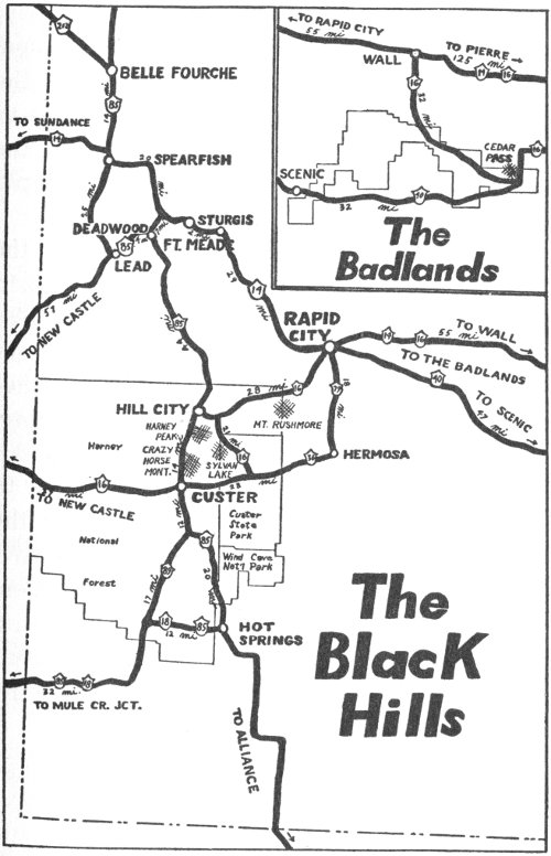 The Black Hills; The Badlands