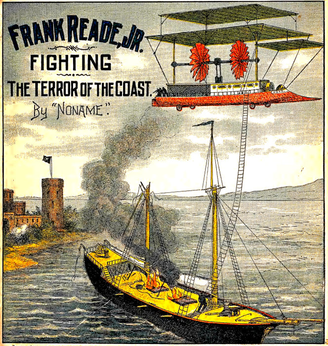 FRANK READE, JR FIGHTING THE TERROR OF THE COAST. By “NONAME.”
