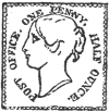 Facsimile of postage stamp