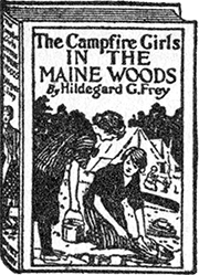 The Campfire Girls in the Main Woods Cover