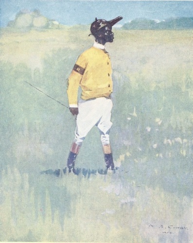 Image unavailable: A JOCKEY AT CUMBERLAND PEN, JAMAICA