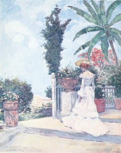 Image unavailable: A GARDEN TERRACE, JAMAICA