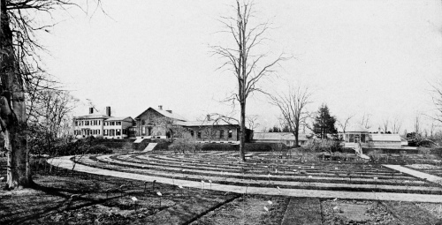 THE RANGE OF BUILDINGS, BOTANIC GARDEN IN 1893