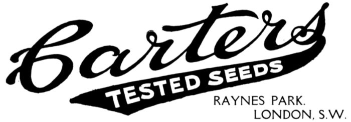 Carters TESTED SEEDS RAYNES PARK. LONDON, S.W.