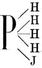 Phosphor-Jodwasserstoffverbindung