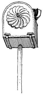 LEAD SPOUT-HEAD FROM ZUTPHEN