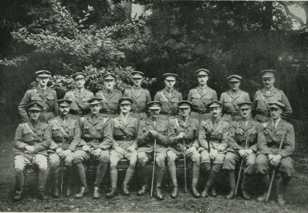 Officers of the Second Battalion Grenadier Guards.