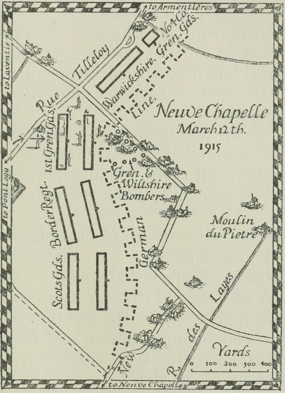 Battle of Neuve Chapelle. March 12th, 1915.