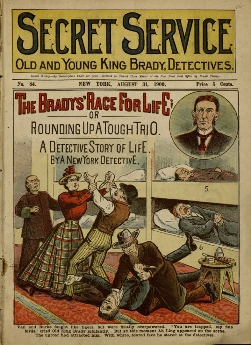 Secret Service No. 84, August 31, 1900: The Bradys’ Race For Life