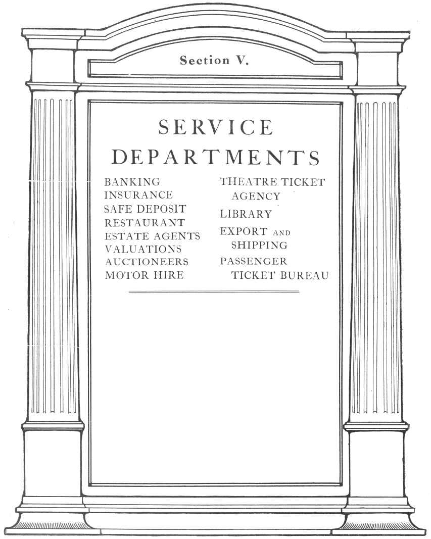 SERVICE DEPARTMENTS