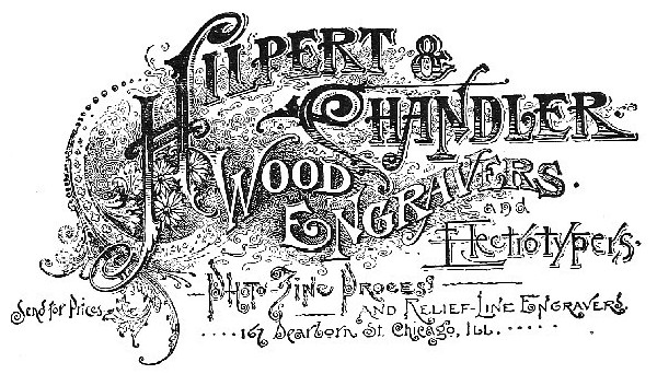 Illustration: ADVERT OF HILPERT and CHANDLER.