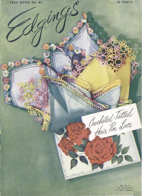 Star Book No. 81: Edgings: Crocheted, Tatted, Hair Pin Lace