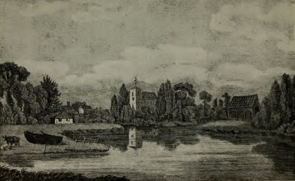Waltham Abbey one hundred years ago.  (Dr. Hughson’s “Circuit of London,” 1808)