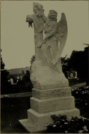 Picture of grave with stone monument