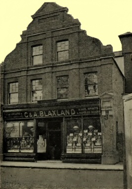 Photograph of C. & A. Blaxland’s shop