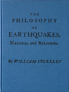 The Philosophy of Earthquakes, by William Stukeley