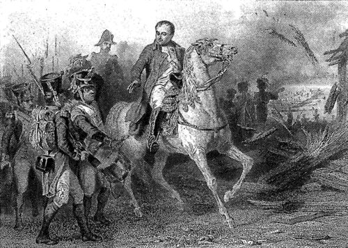 Napoléon au Passage de L'Elbe.