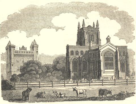 Tattershall Church and Castle, from the South East