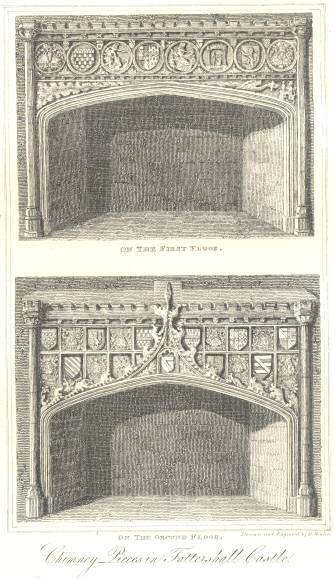 Chimney Pieces in Tattershall Castle